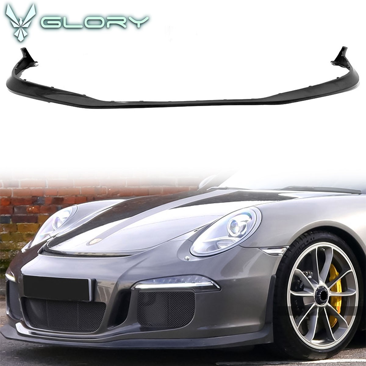 Fits 14-16 Porsche 911 991 GT3 GT3 Style Front Lip Air Dam Chin Spoiler PU Fits 14-16 Porsche 911 991 GT3 GT3 Style Front Lip Air Dam Chin Spoiler PU