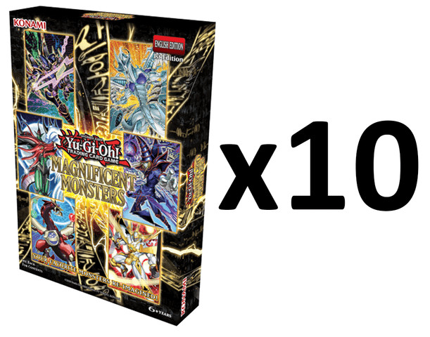 ENGLISH Yu-Gi-Oh Yugioh Magnificent Monsters 10ct DISPLAY BOX FACTORY SEALED