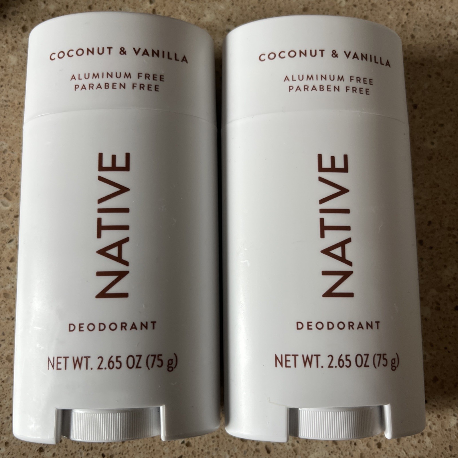 2-native Coconut & Vanilla deodorant (Aluminum Free) 2.65 oz Each