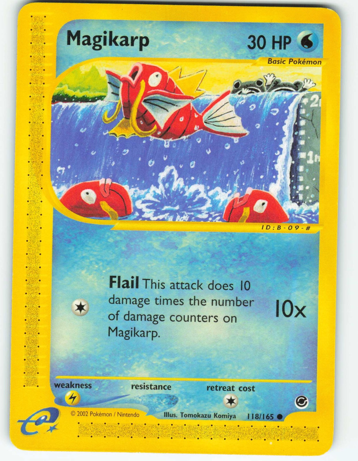 Magikarp - 118/165 Expedition Base Set - Pokémon TCG - 2002 Magikarp - 118/165 Expedition Base Set - Pokémon TCG - 2002