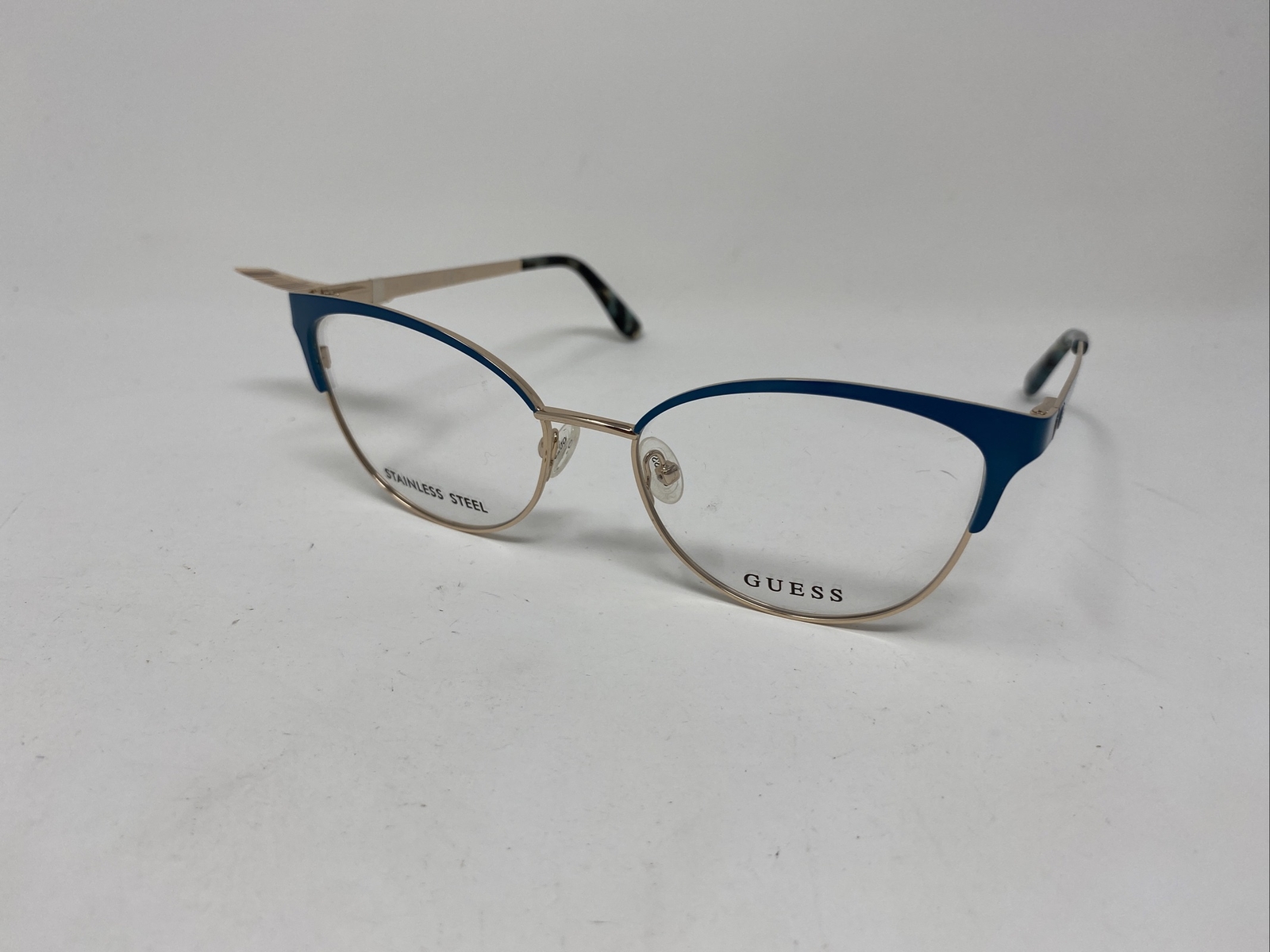 GUESS GU 2796 087 54/17/140 TEAL GOLD FLEX HINGE EYEGLASS FRAME &W49