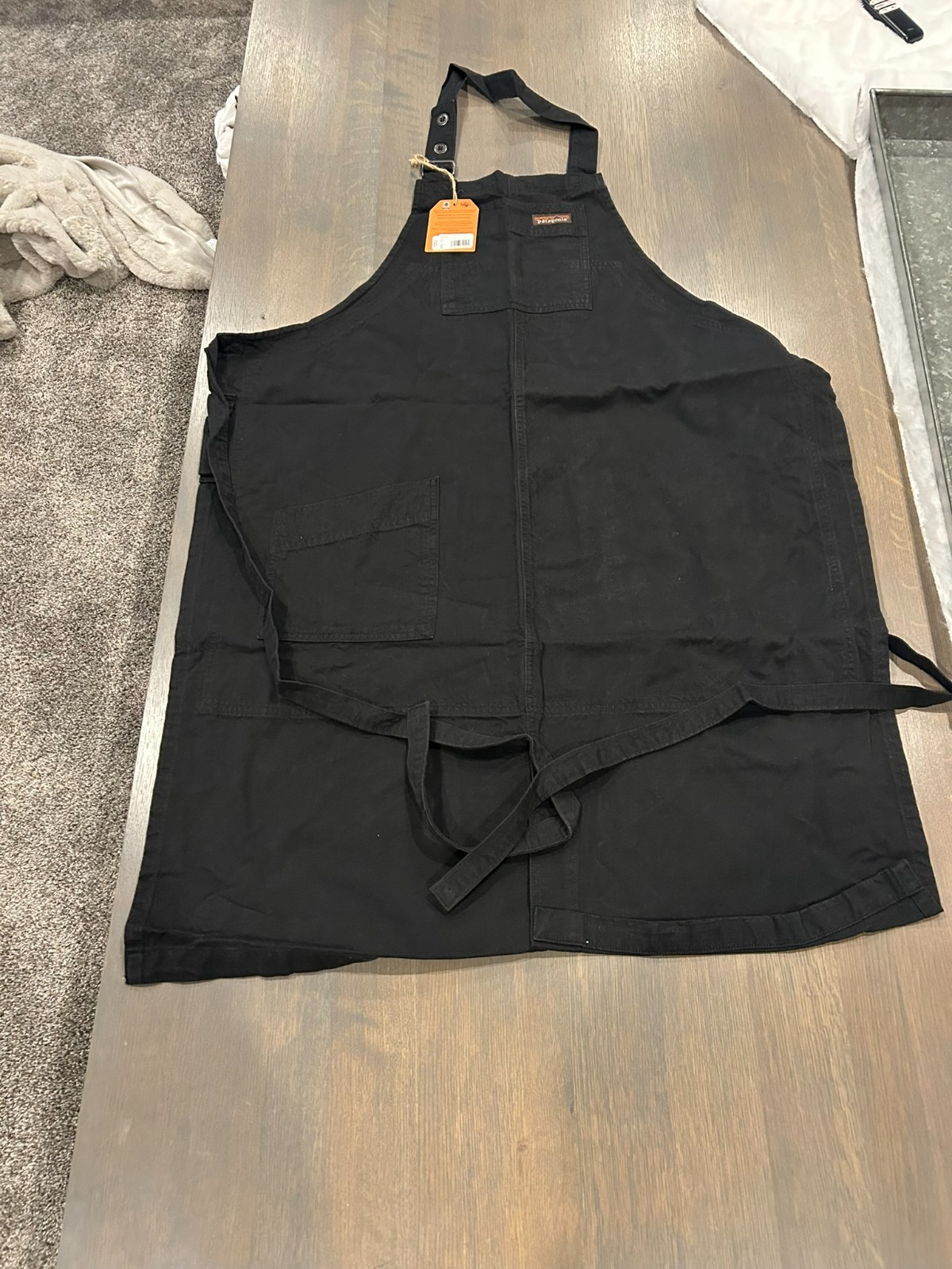 Patagonia Chef\'s Apron Black NWT Organic Cotton