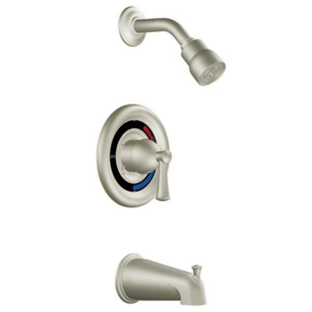 MOEN CFG Capstone T41311CBN Tub and Shower Faucet Classic in Brushed Nickel