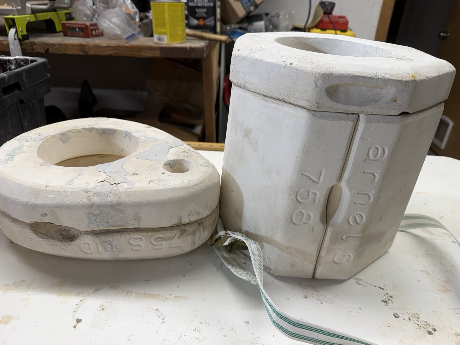 Vintage Arnels 758 Mushroom Canister & Lid Ceramic Slip Casting Mold