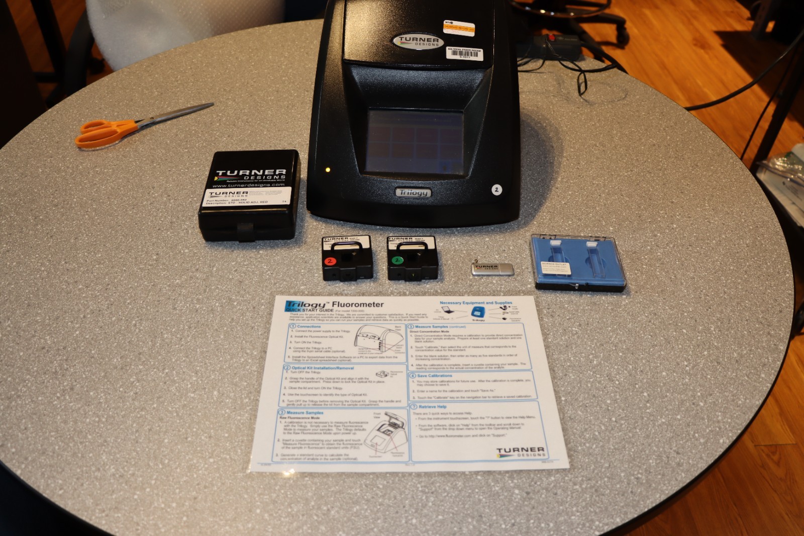 Turner Designs Trilogy Laboratory Fluorometer, fully operational
