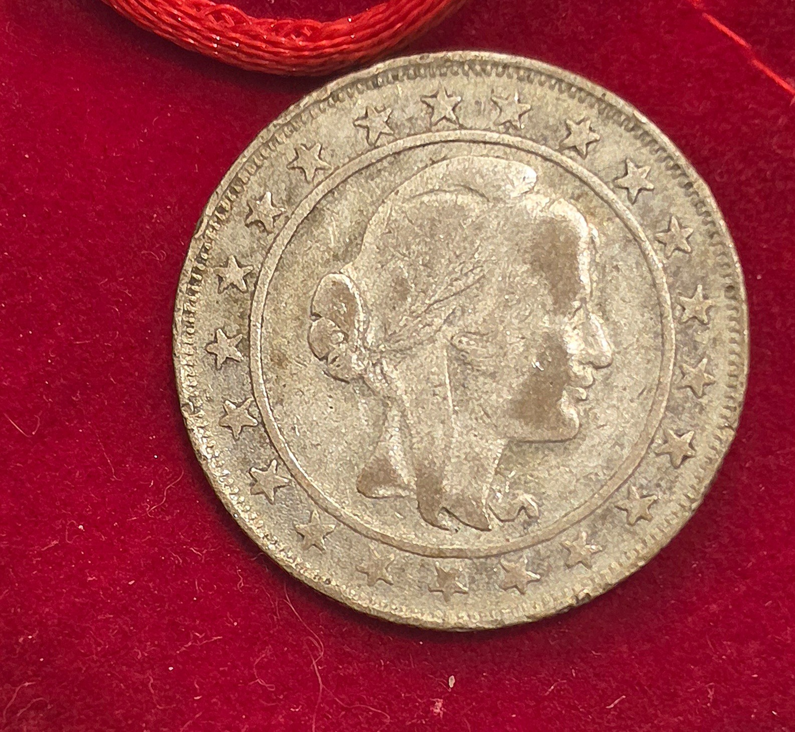1929 Brazil 2000 Réis Silver Coin - Republic Liberty Head 1929 Brazil 2000 Réis Silver Coin - Republic Liberty Head