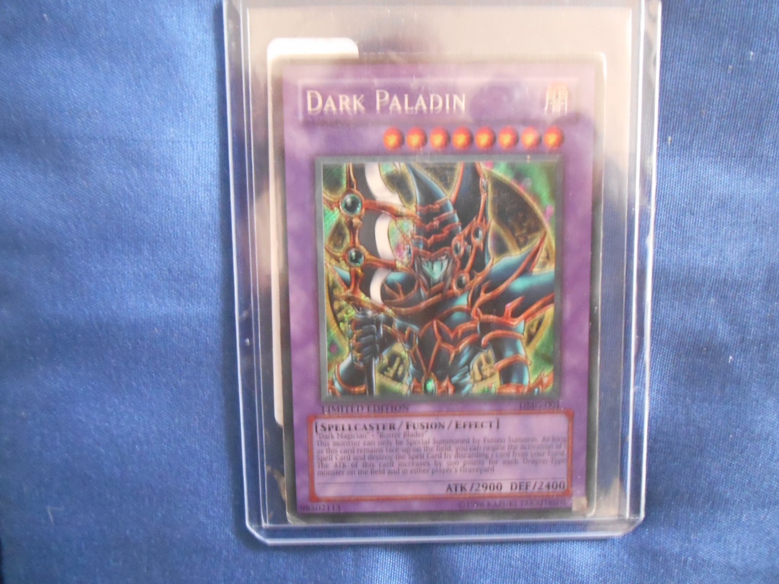 YU-GI-OH Dark Paladin 1996 DMG-001 Limited Edition Spellcaster 98502113