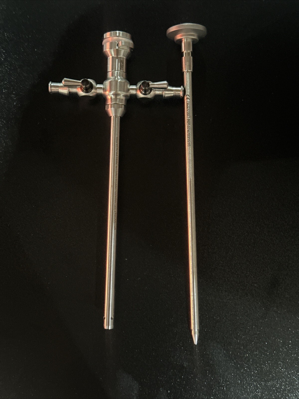 NEW STRYKER REF 747-031-550 Arthroscopy Cannula W 2 Stopcocks 5.8mm W/ Trocar NEW STRYKER REF 747-031-550 Arthroscopy Cannula W 2 Stopcocks 5.8mm W/ Trocar