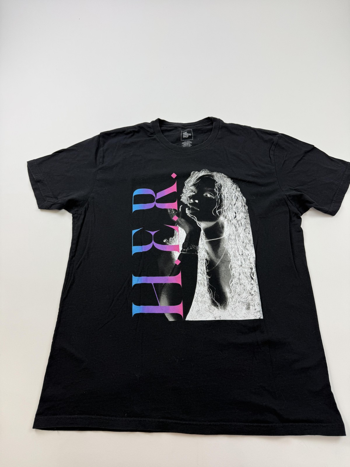H.E.R. Shirt Adult XL Black Back Of My Mind Tour Graphic Tee Tagless Thread Shop