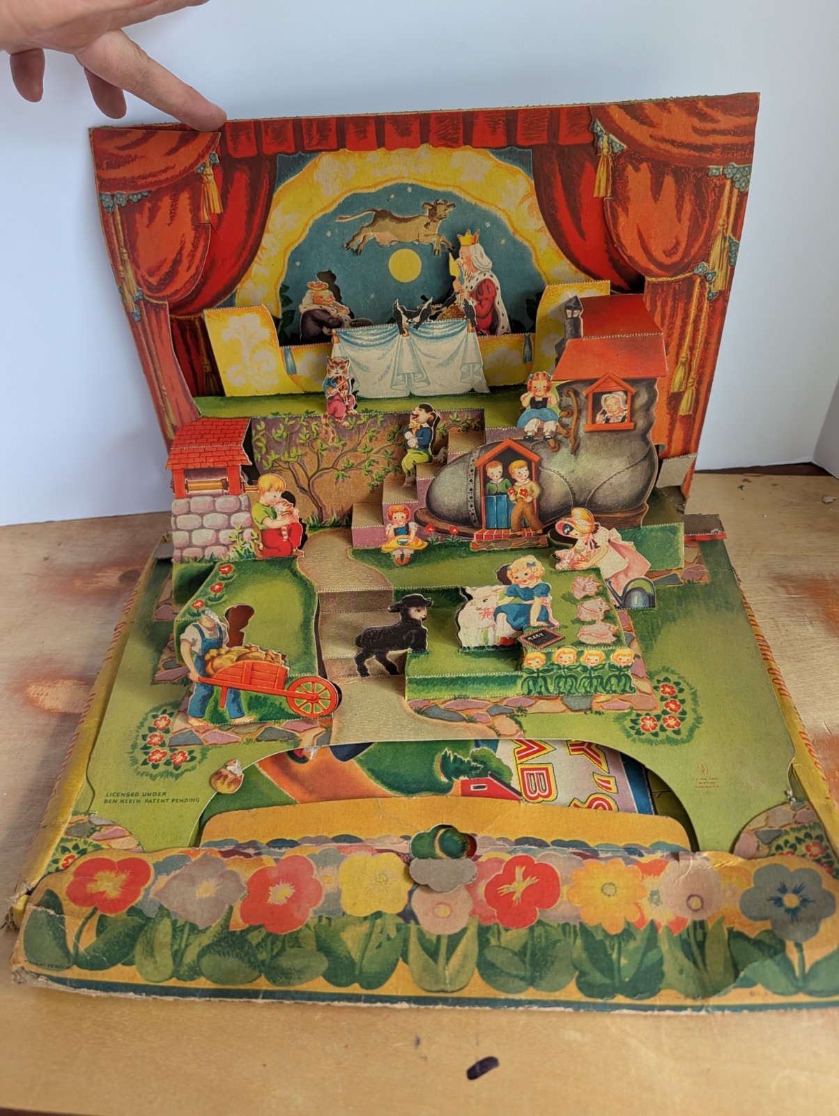 1930s Mother Goose Playhouse Pop Up Book Box Set 1930s Mother Goose Playhouse Pop Up Book Box Set