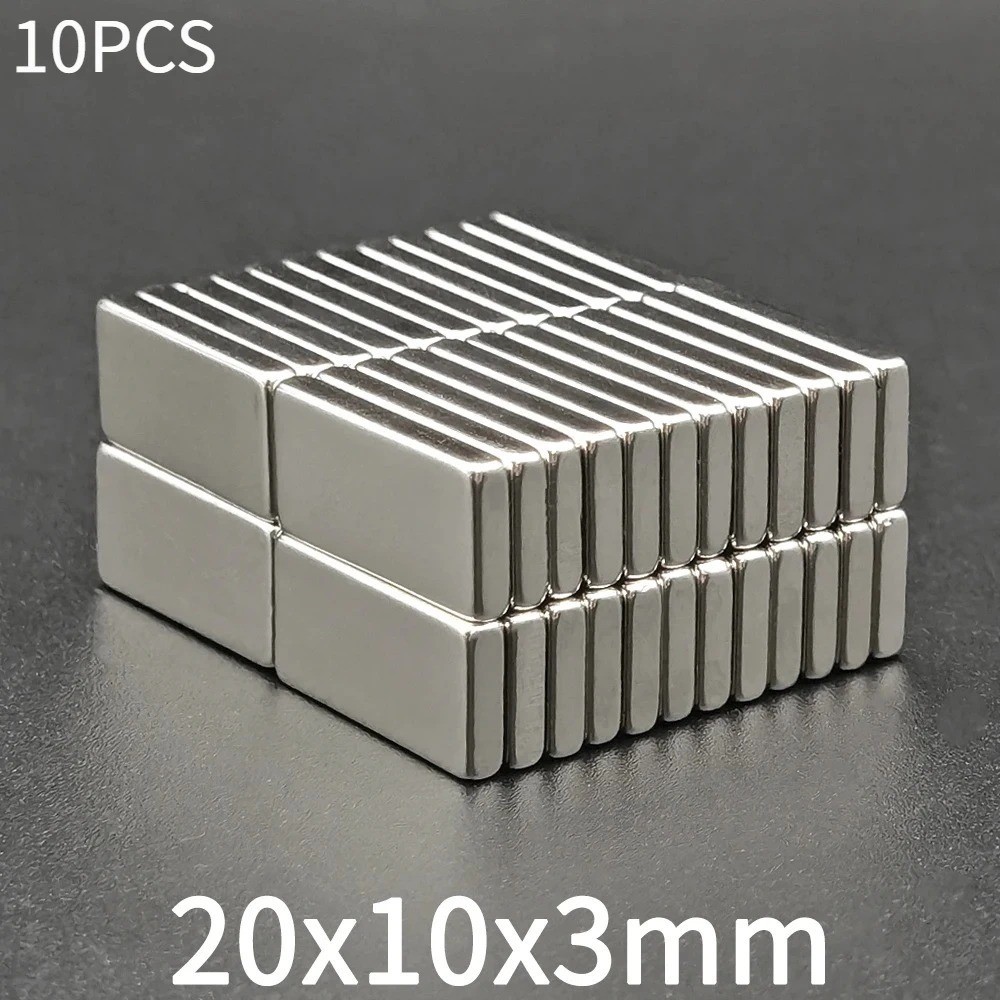 10/20pcs Super Strong Block Fridge Magnets Rare Earth Neodymium 20mm X 10mm X 3m 10/20pcs Super Strong Block Fridge Magnets Rare Earth Neodymium 20mm X 10mm X 3m