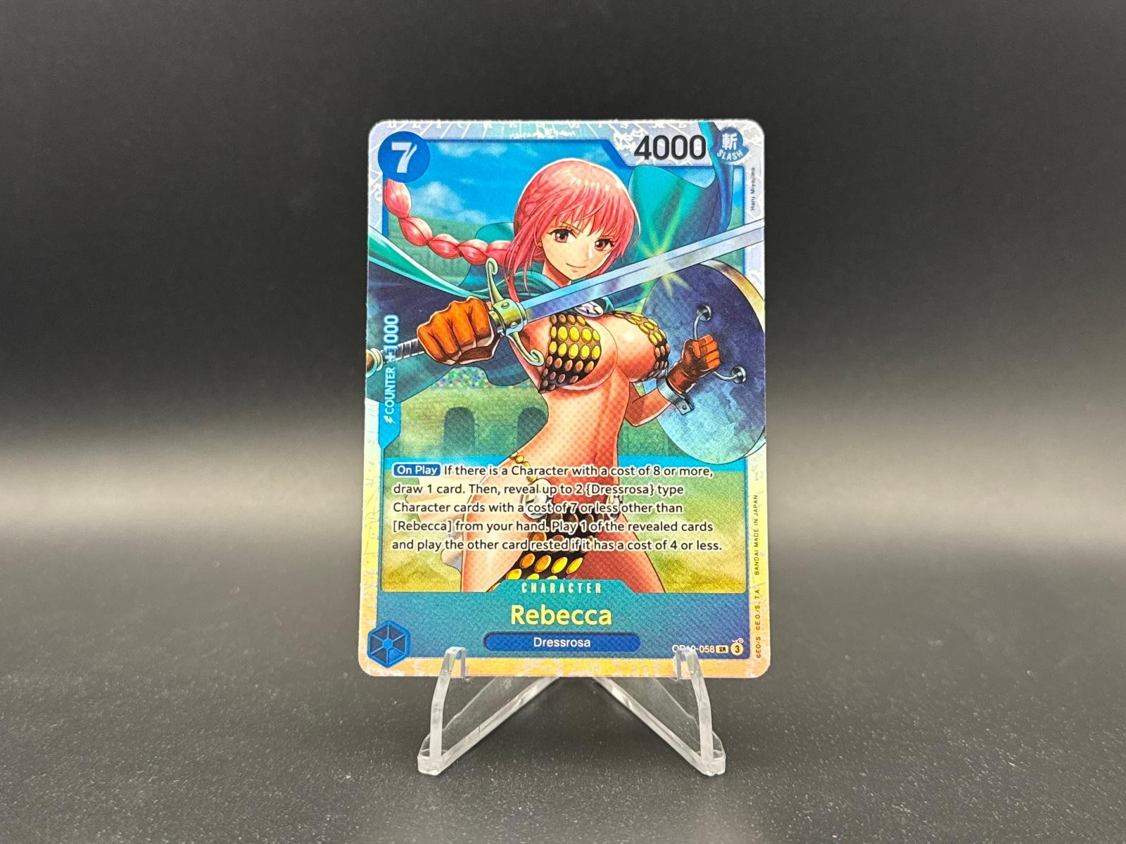 Rebecca OP10-058 SUPER RARE | Royal Blood One Piece NM