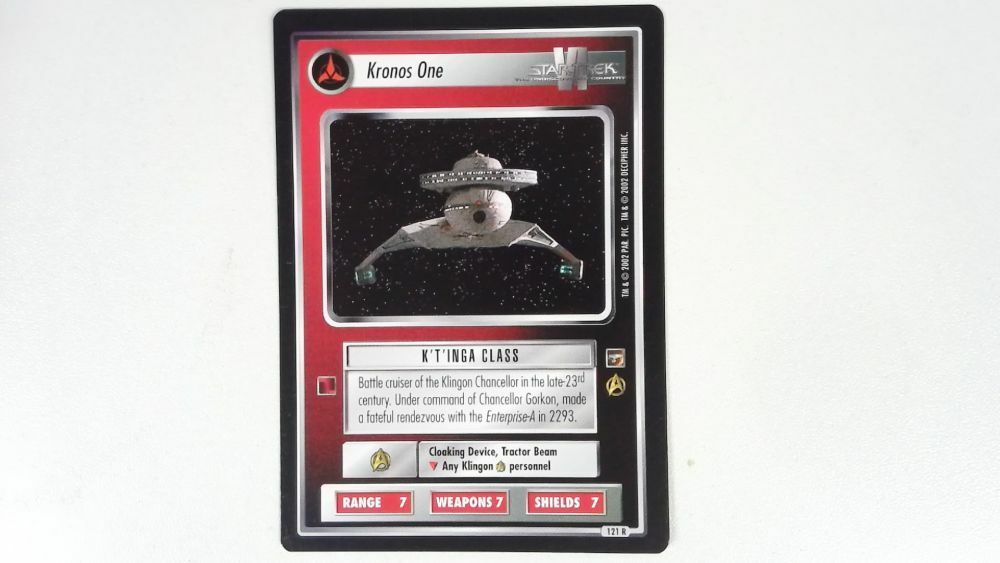 Star Trek CCG Motion Pictures TMP Kronos One 121R NM/M