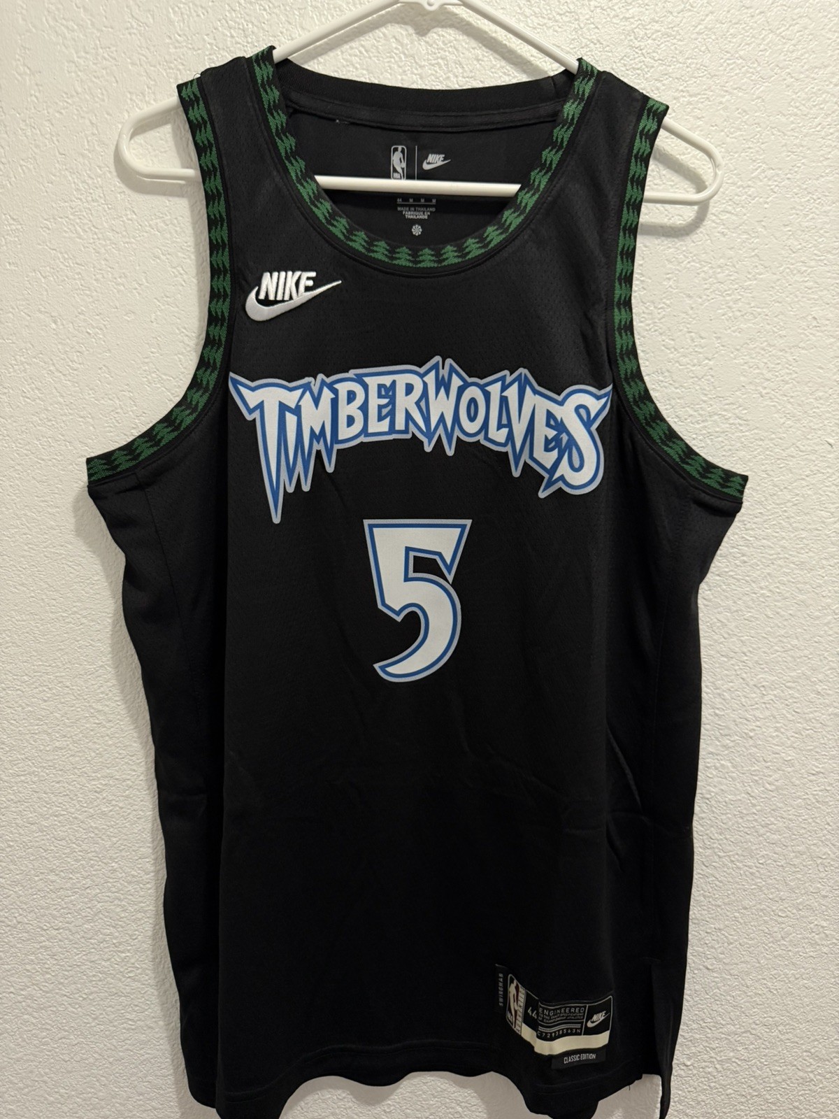 Anthony Edwards Minnesota Timberwolves Nike NBA #5 Classic Edition Jersey Medium Anthony Edwards Minnesota Timberwolves Nike NBA #5 Classic Edition Jersey Medium