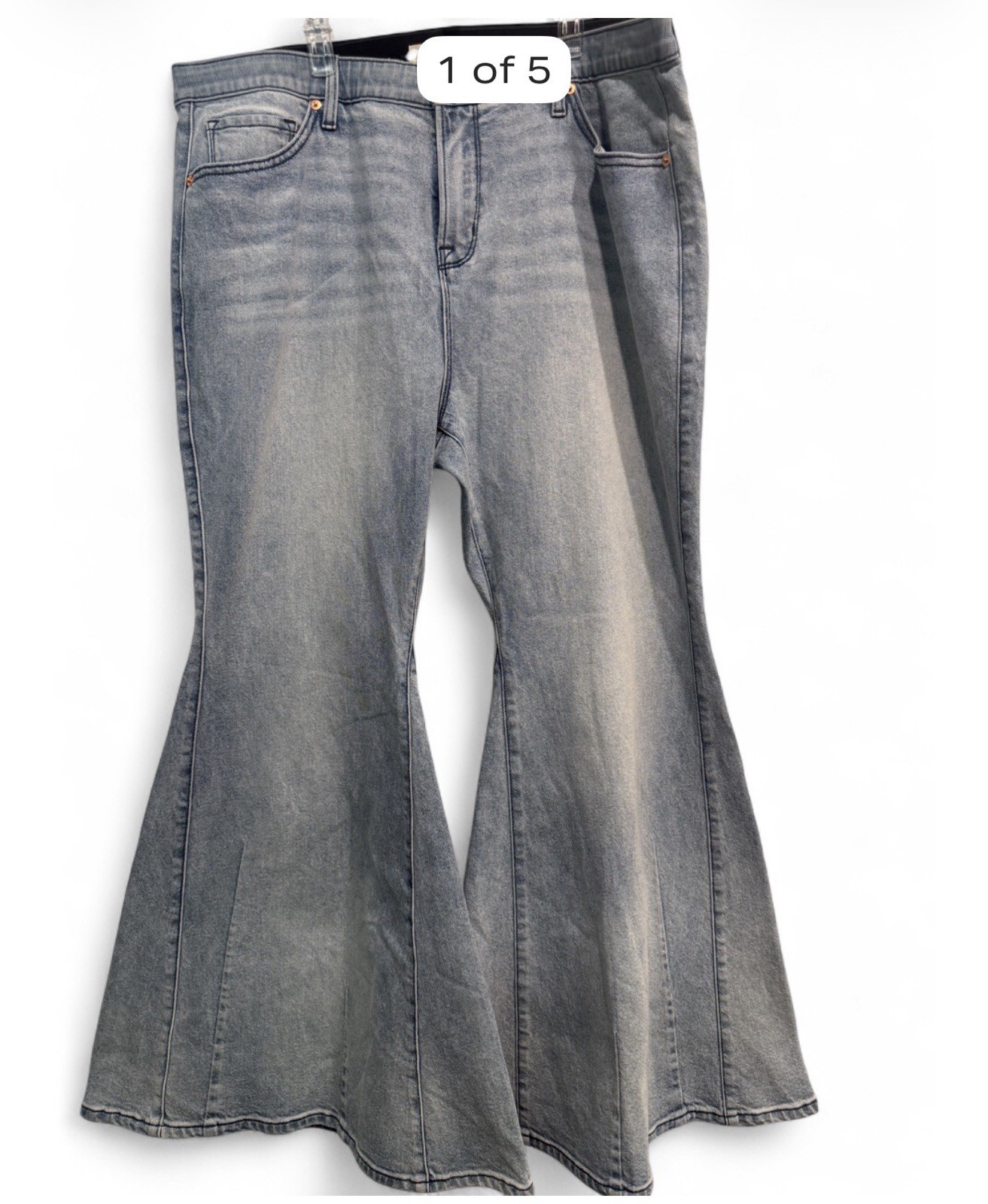NWOT TORRID Festi Sky High Super Flare Jeans 