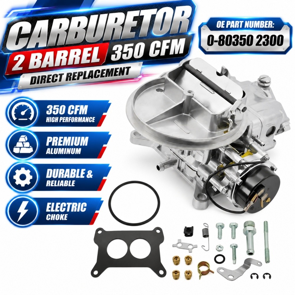 For Fit Holley 2300 0-80350 350CFM Street Avenger 2-barrel Carburetor Electric C