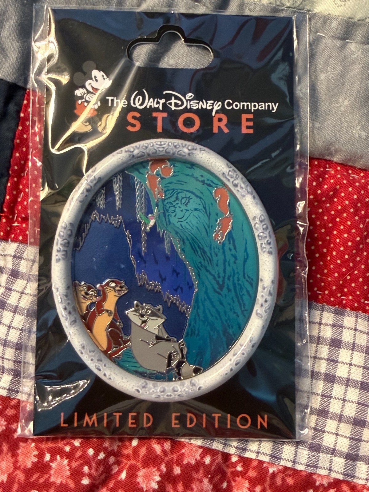 2026 D23 Disney DEC TWDCS Elements of Nature Pocahontas Meeko Grandma Willow Pin
