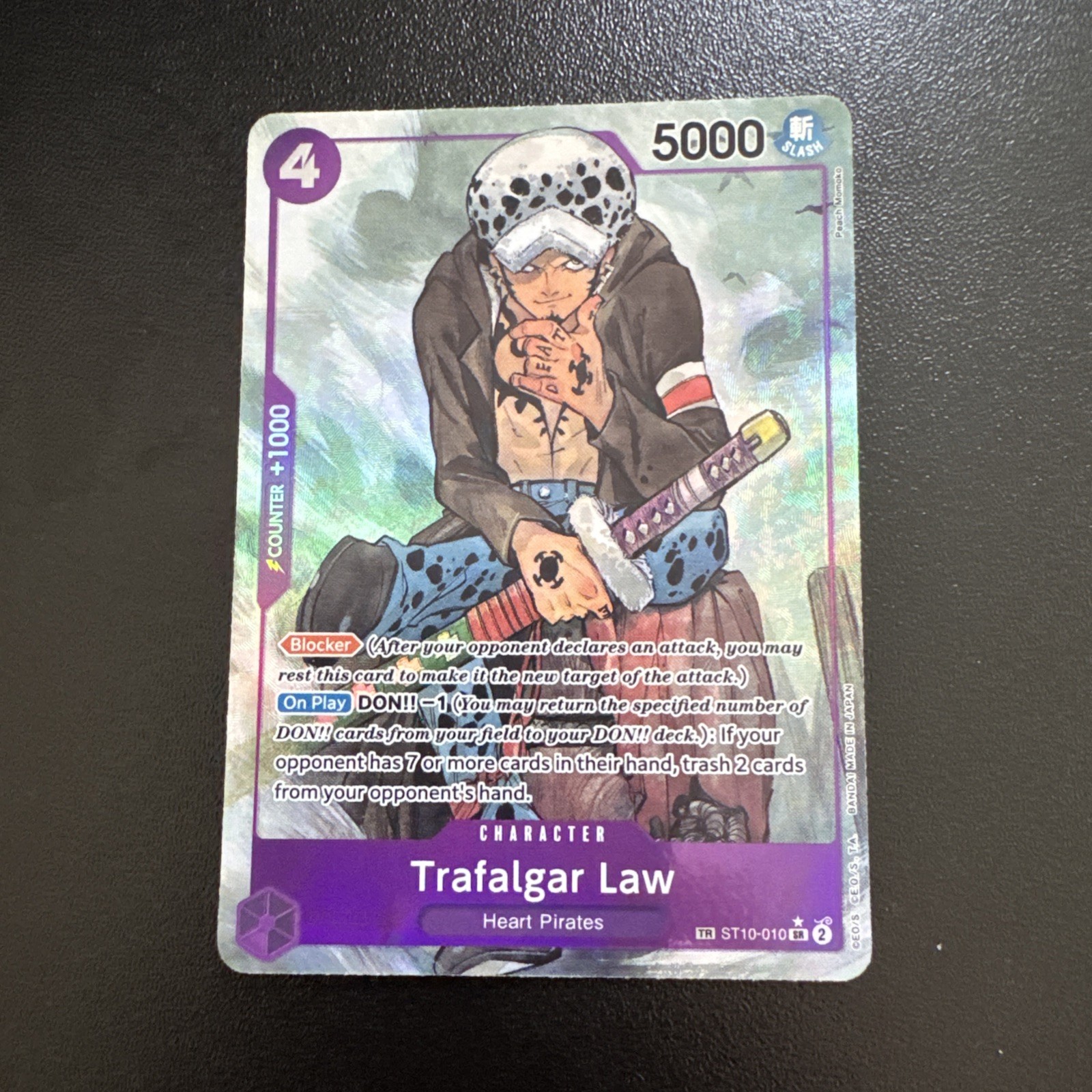 Trafalgar Law ST10-010 Treasure Rare One Piece TCG English