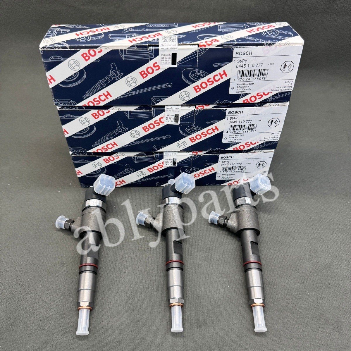3PCS Fuel Injectors for Kubota V2403 D1803 L3301 MX5200 0445110777 1J801-53052