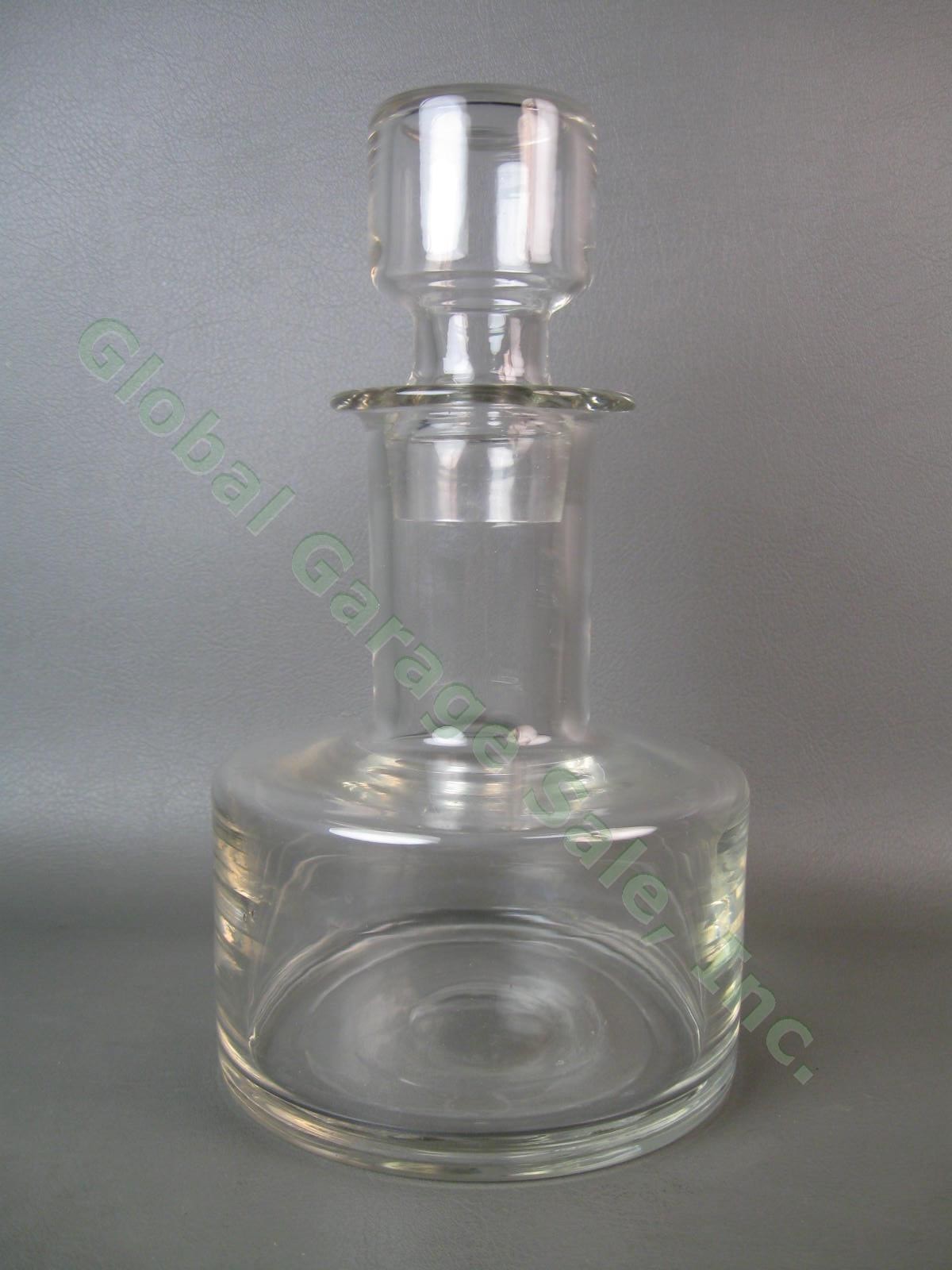 Vintage Tapio Wirkkala Iittala 2516 SIGNED Clear Captains Decanter Carafe MCM