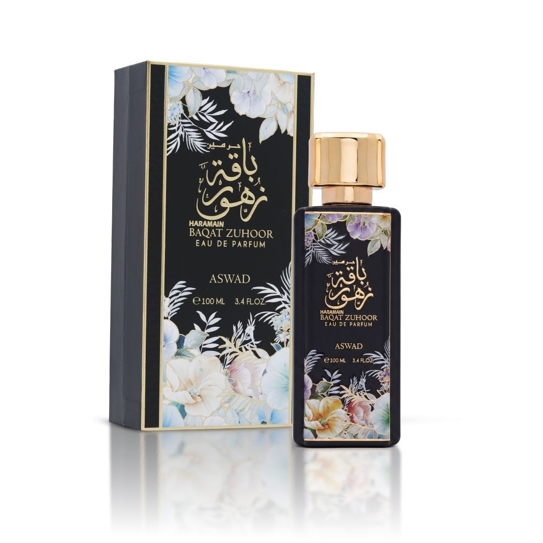 Baqat Zuhoor Aswad by Al Haramain 100ml Spray - Free Express Shipping