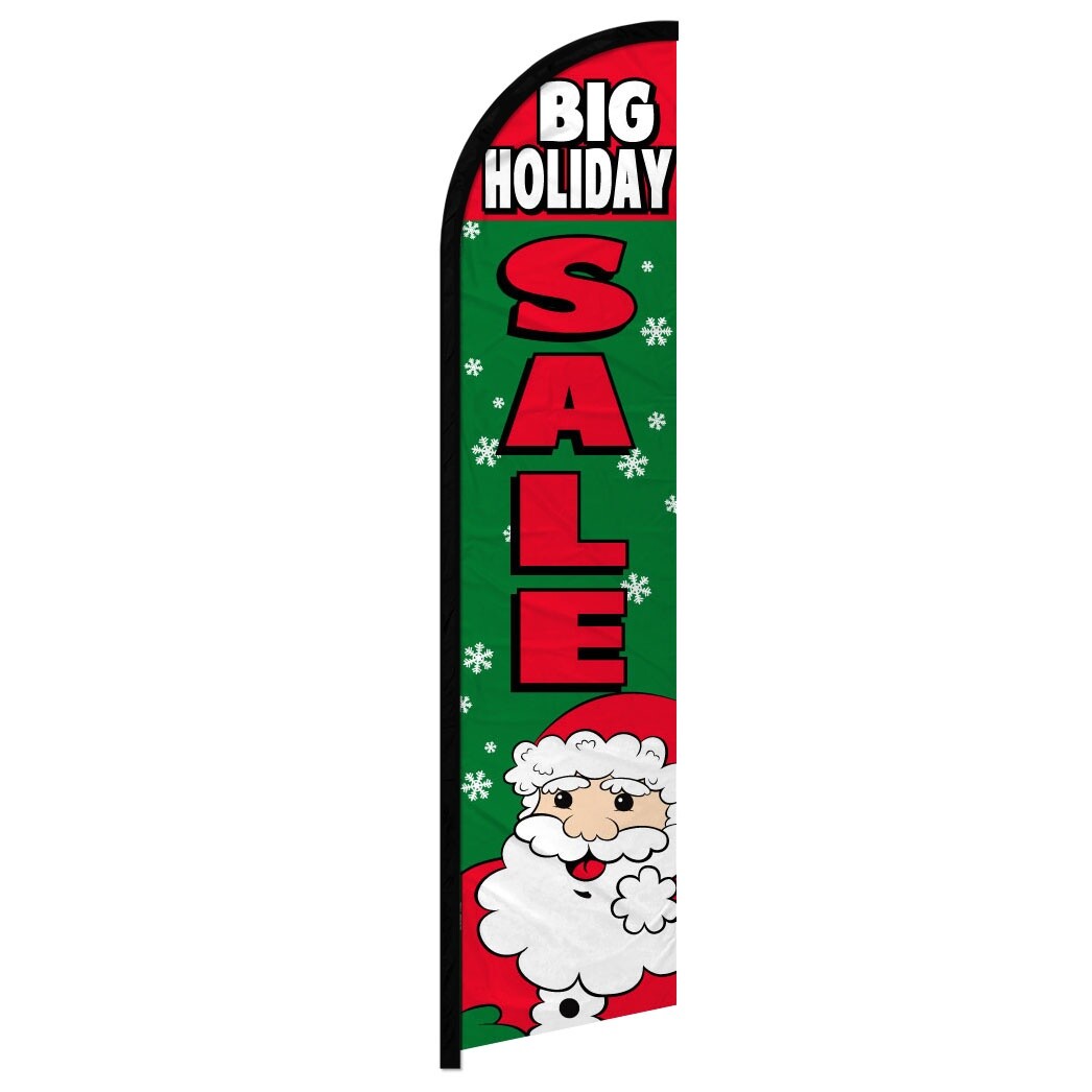 Big Holiday Sale Full Curve Windless Swooper Flag Christmas Sale