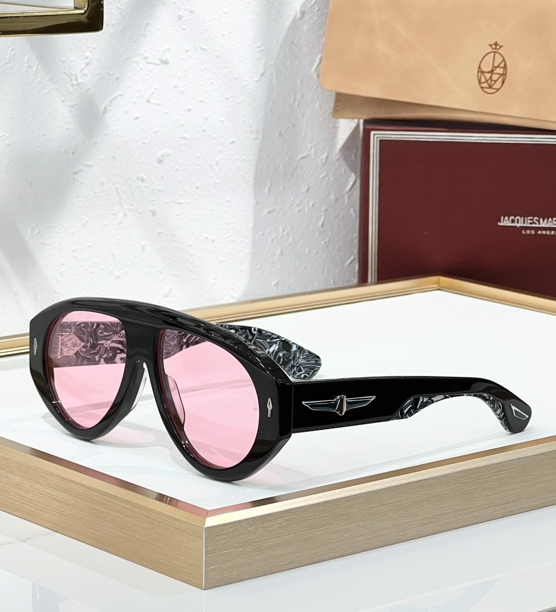 JACQUES MARIE MAGE Unisex Sunglasses - MODEL: BANDIT - SIZE：56口17-146