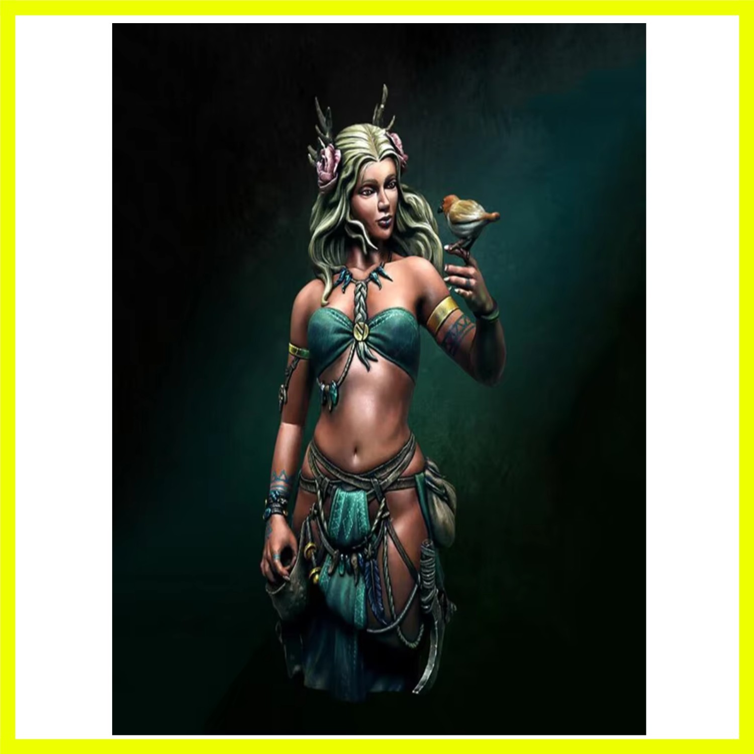 Unassambled 1/10 WOMAN bust ancient forces SOLDIER Resin figure miniature mod... Unassambled 1/10 WOMAN bust ancient forces SOLDIER Resin figure miniature mod...