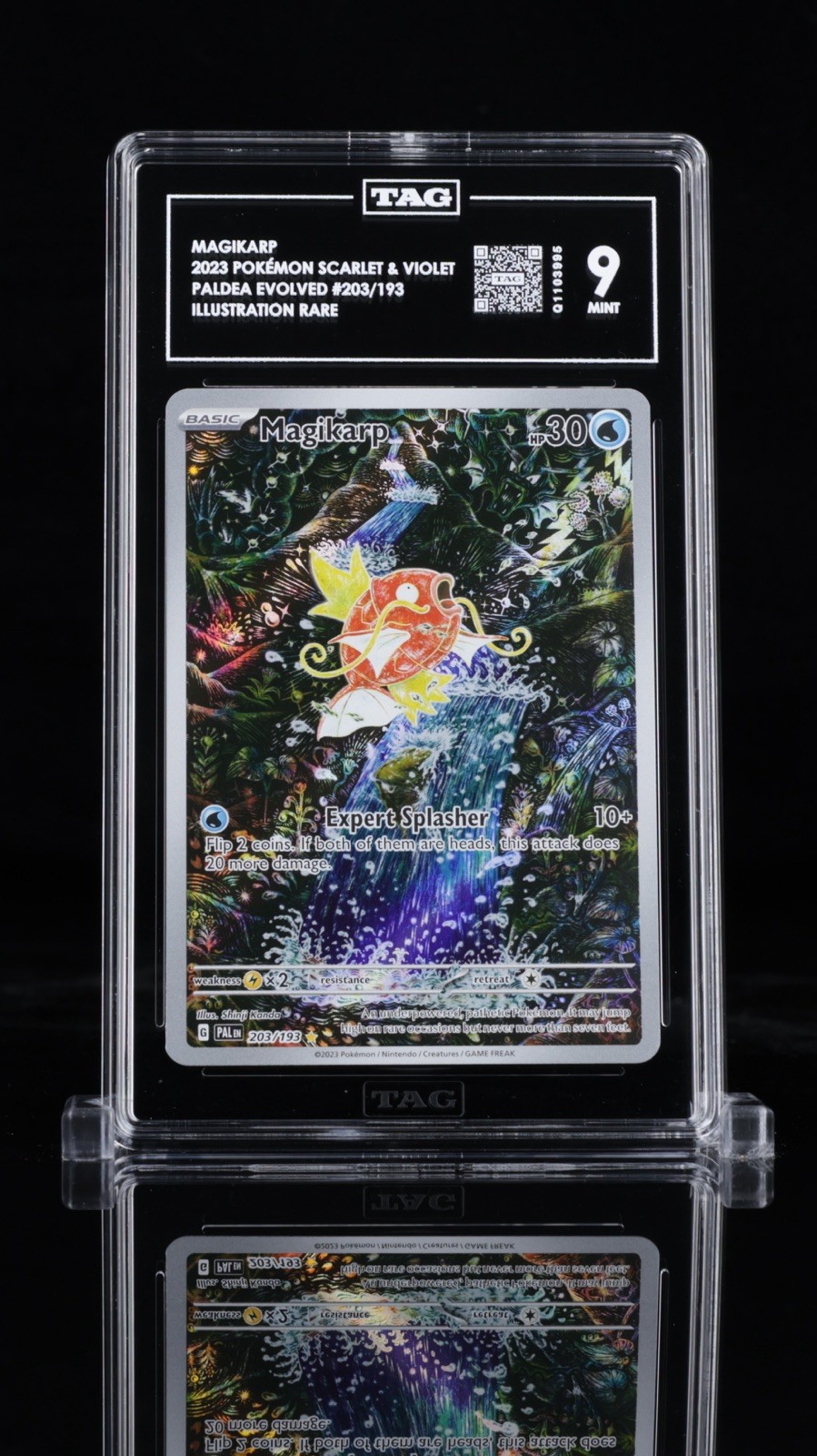 TAG 9 Magikarp 203/193 Sv02: Paldea Evolved Holo Pokemon TCG 💎