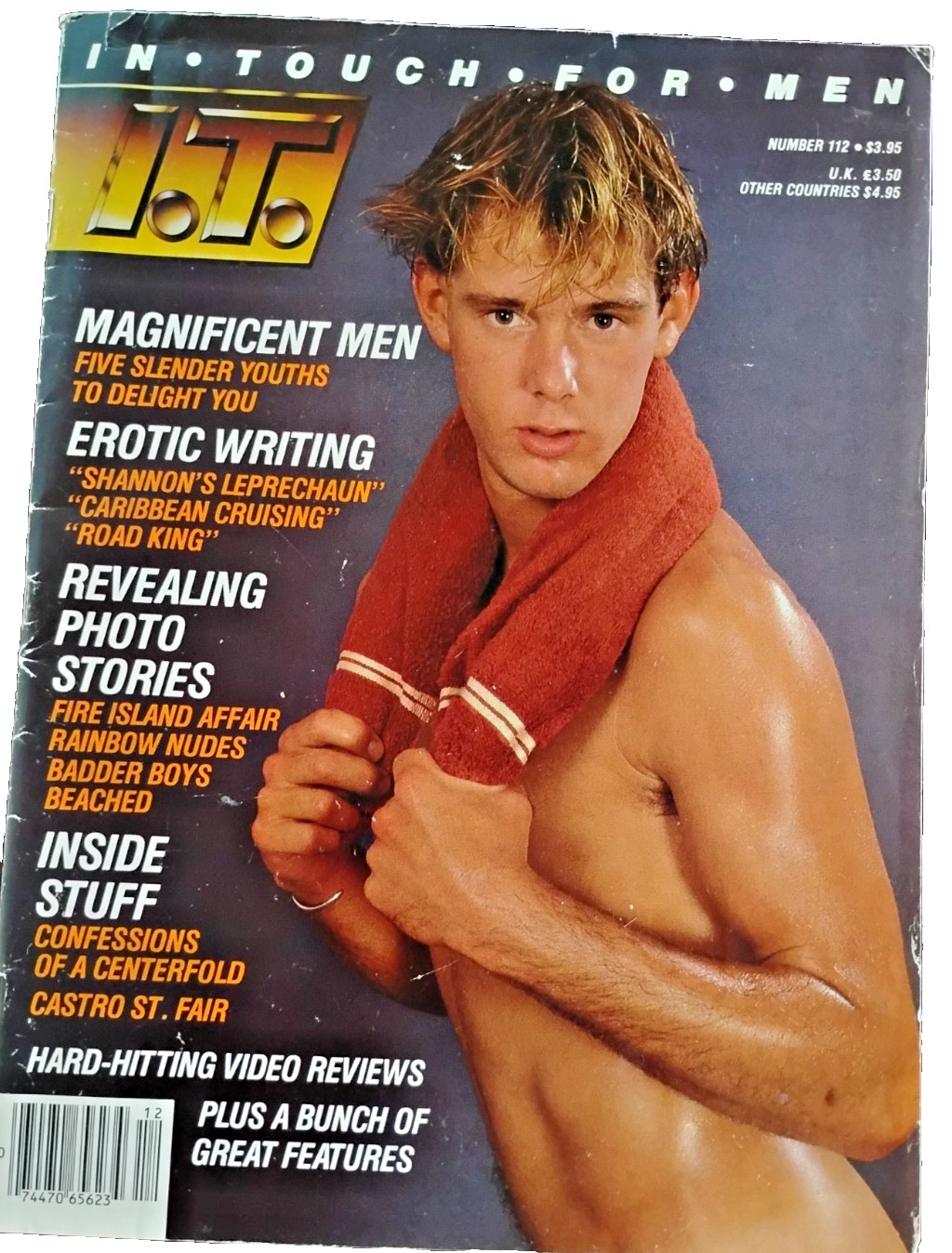 Vintage IN TOUCH magazine March 1986  No. 112 - For Men Issue  Male Models MINT