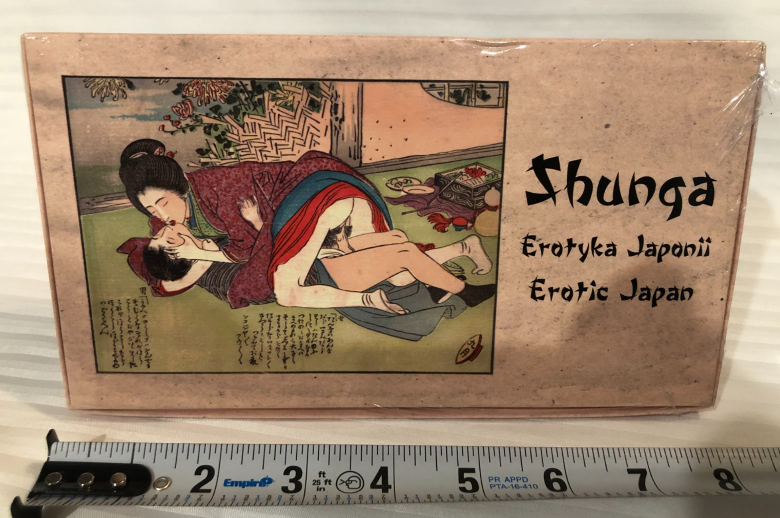 Erotic Art Japanese SHUNGA (20) Wooden Matchbooks Factory Sealed