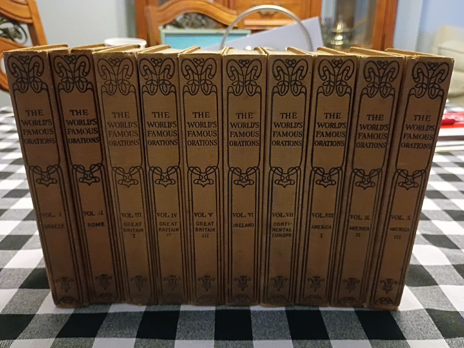 The World\'s Famous Orations Complete Set of 10 Volumes Published In 1906 Rare