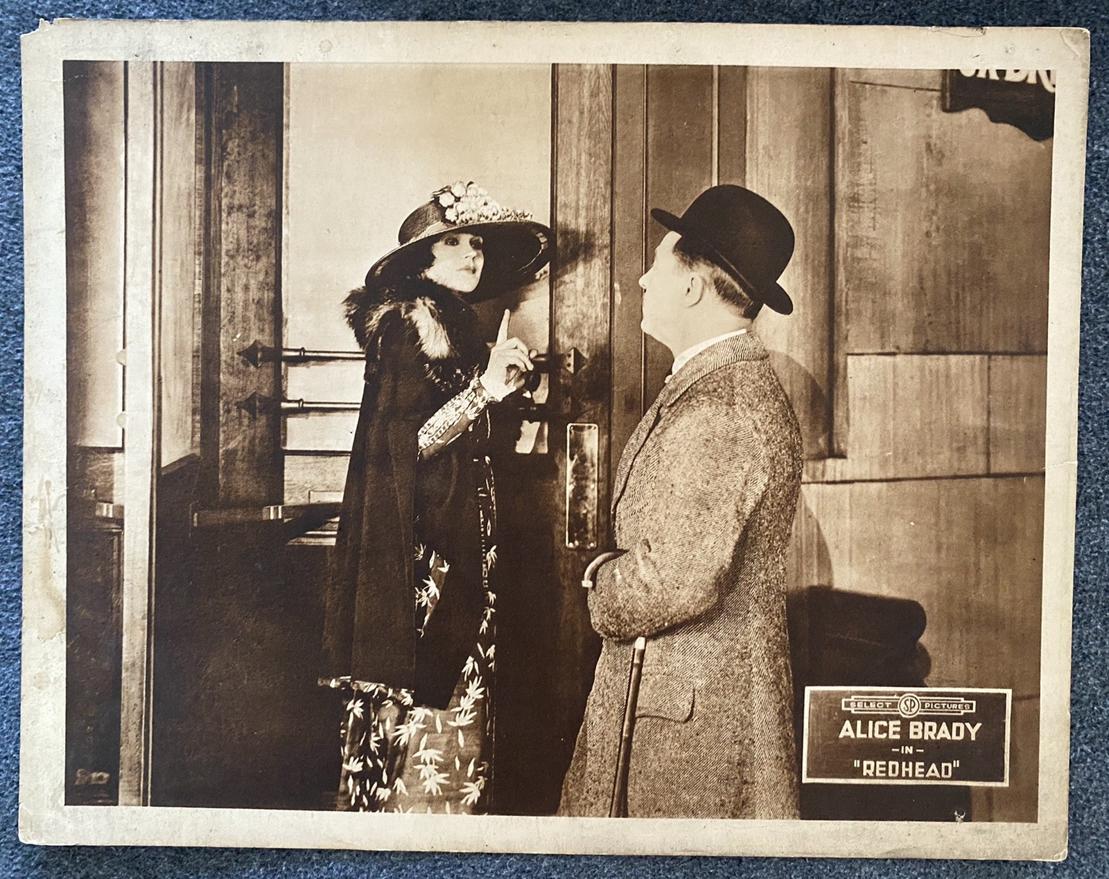 REDHEAD 11X14 SILENT *LOST* FILM MOVIE LOBBY CARD 1919 ANTIQUE ORIGINAL  RARE