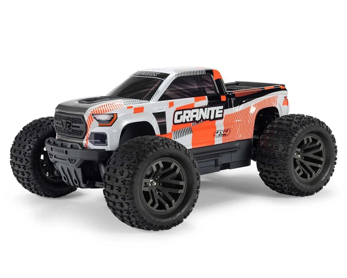ARRMA 1/10 GRANITE MEGA 665 4X4 RTR Brushed RC Monster Truck ORANGE Hobby Grade
