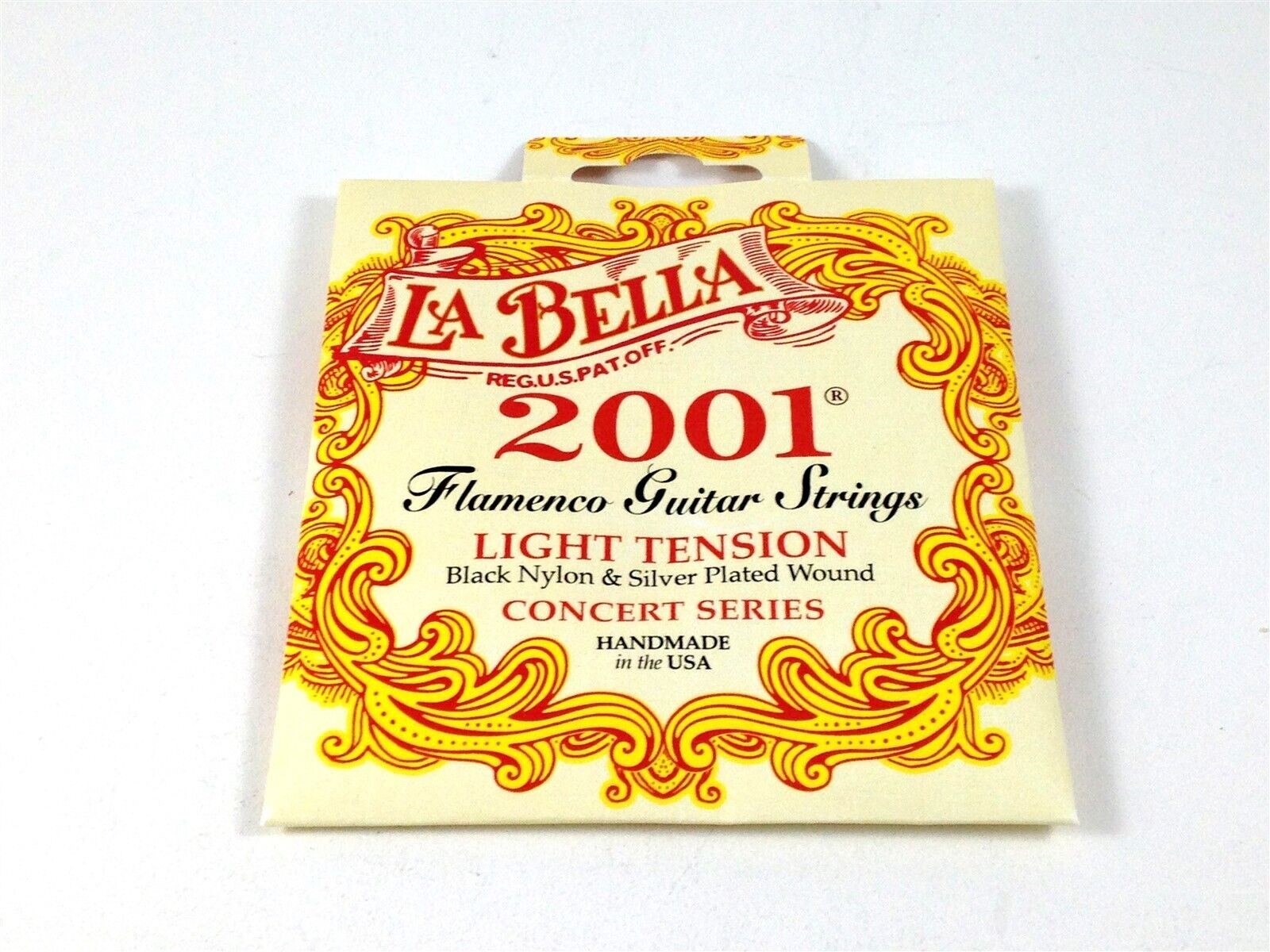 La Bella Guitar Strings Flamenco Light Silver Plated Wound Classical 2001