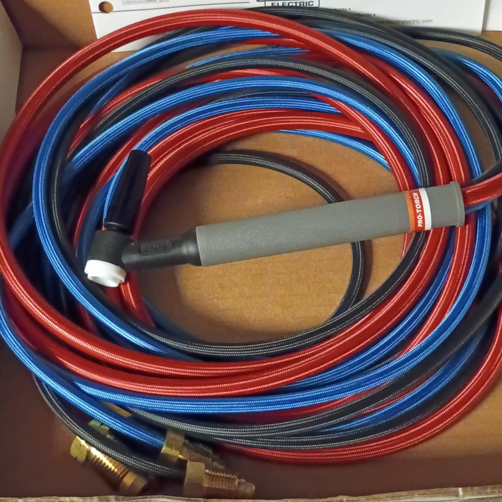 Lincoln Electric PTW-20 TIG Torch 250A Water Cooled K1784-3 12.5ft