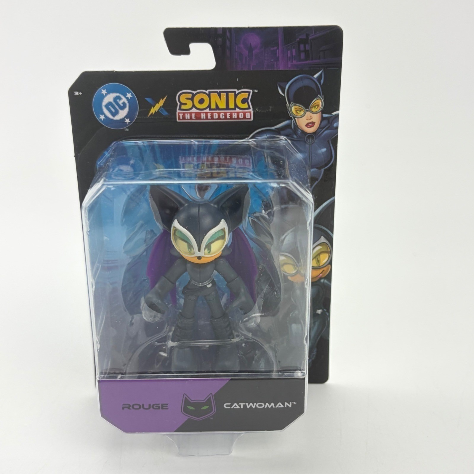 Jakks Pacific DC x Sonic the Hedgehog Rouge as Catwoman Figure 2.5\