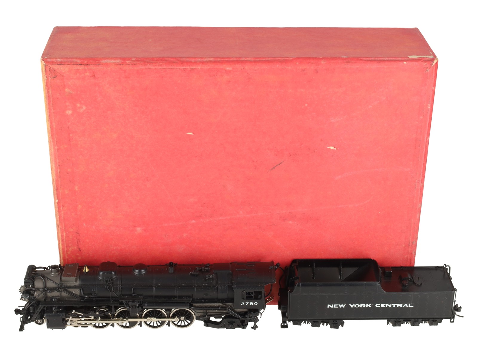 Key Imports HO BRASS NYC L-2a 4-8-2 Mohawk Steam Locomotive & Tender -F/P EX/Box