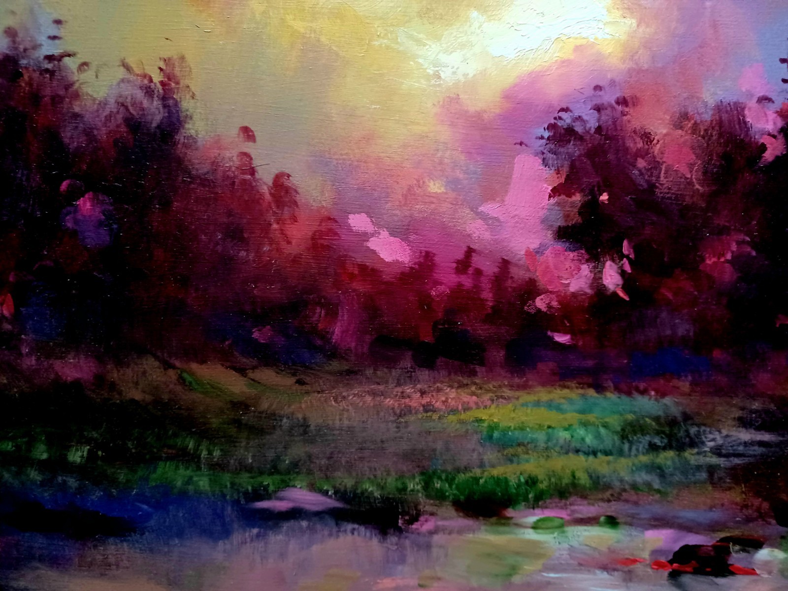 Buck Paulson\'s THE MEADOW 20x16 Original Oil Painting from Studio Series 7 Buck Paulson\'s THE MEADOW 20x16 Original Oil Painting from Studio Series 7