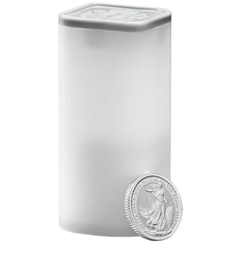 2024 Great Britain 20 Pence Silver Britannia 1/10th Ounce 999 Fine Silver Coin