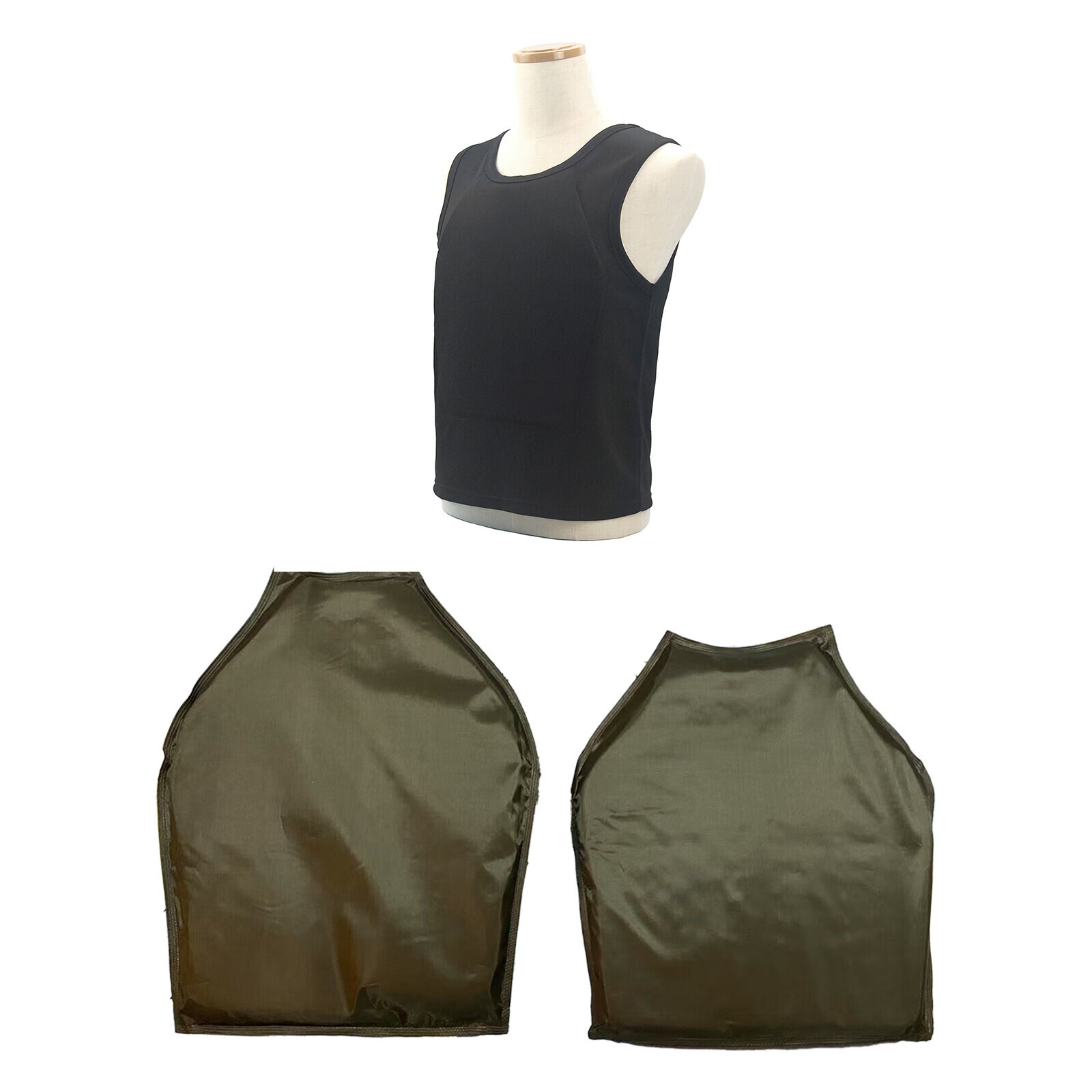 Concealable Body Armor Bullet Proof Vest NIJ IIIA 3A Stab Proof Soft Ballistic