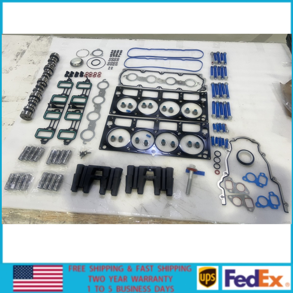 6.0L NON AFM Camshaft Lifters Head Gasket Bolt Kit for 07-16 Chevrolet GM Sierra 6.0L NON AFM Camshaft Lifters Head Gasket Bolt Kit for 07-16 Chevrolet GM Sierra