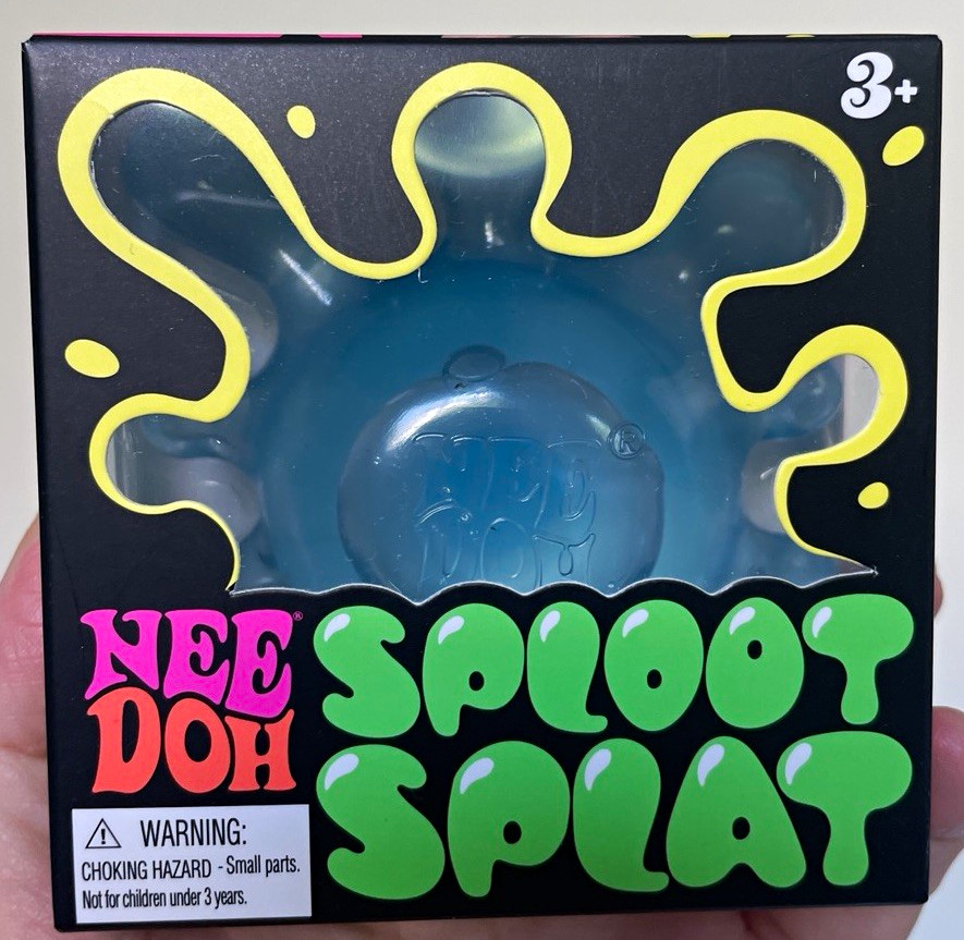 Nee Doh Sploot Splat Tactile Squeeze Toy, Blue, Ages 3+, Age Level 4-7 Nee Doh Sploot Splat Tactile Squeeze Toy, Blue, Ages 3+, Age Level 4-7