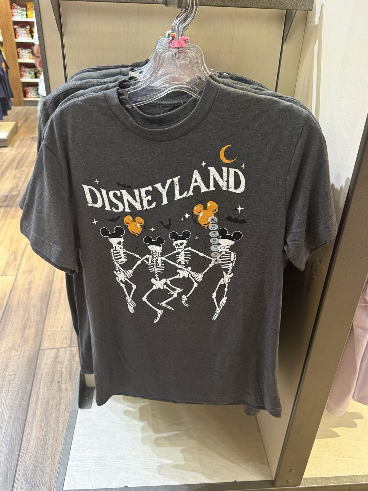 (All Sizes) 2026 Disneyland Resort Dark Gray Dancing Skeletons Halloween T-Shirt (All Sizes) 2026 Disneyland Resort Dark Gray Dancing Skeletons Halloween T-Shirt