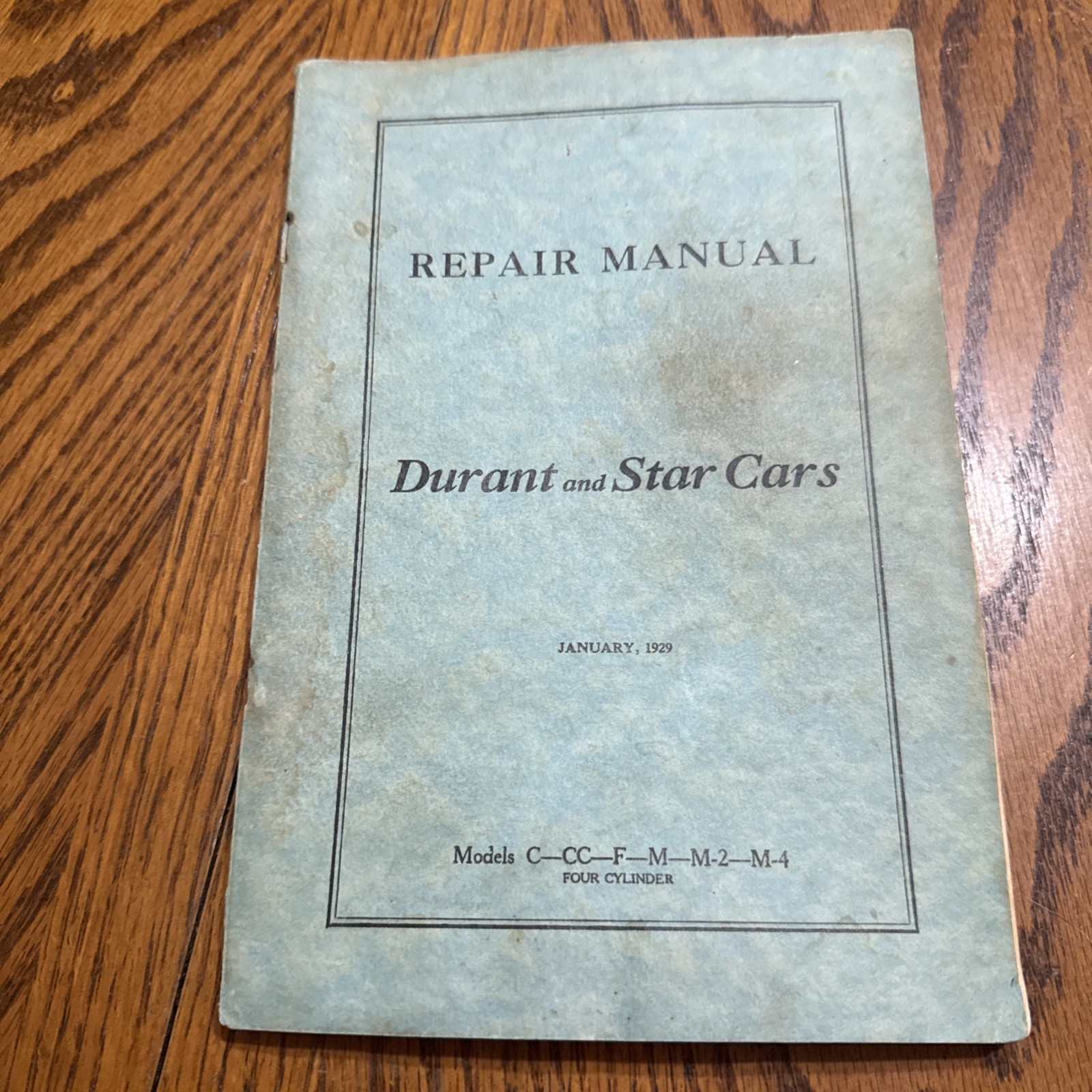 1929 antique REPAIR MANUAL for STAR MOTOR CARS methods REPAIR and UPKEEP