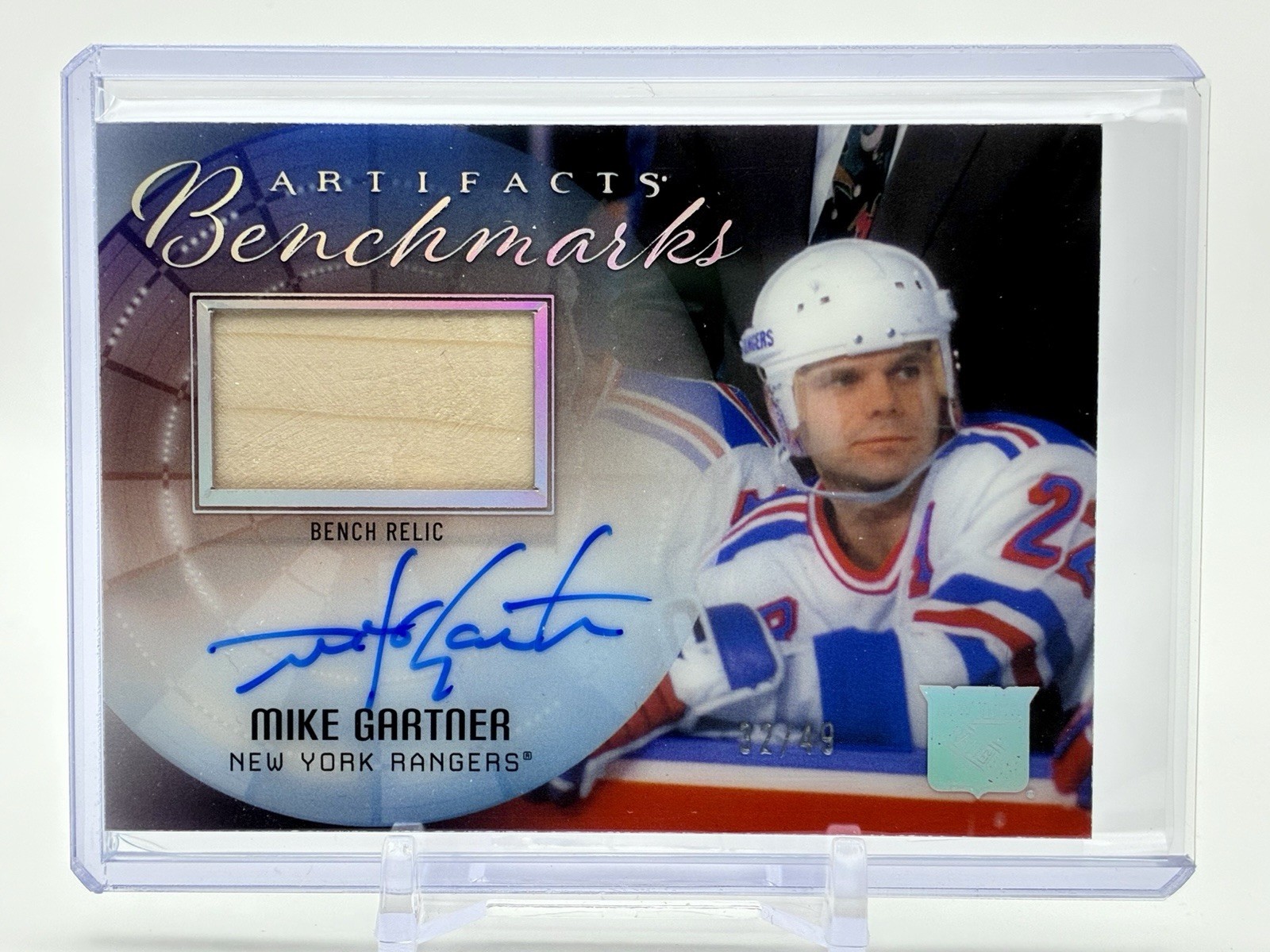 2026-27 UD Artifacts MIKE GARTNER Benchmarks Auto Bench Relic Rangers 32/49 2026-27 UD Artifacts MIKE GARTNER Benchmarks Auto Bench Relic Rangers 32/49