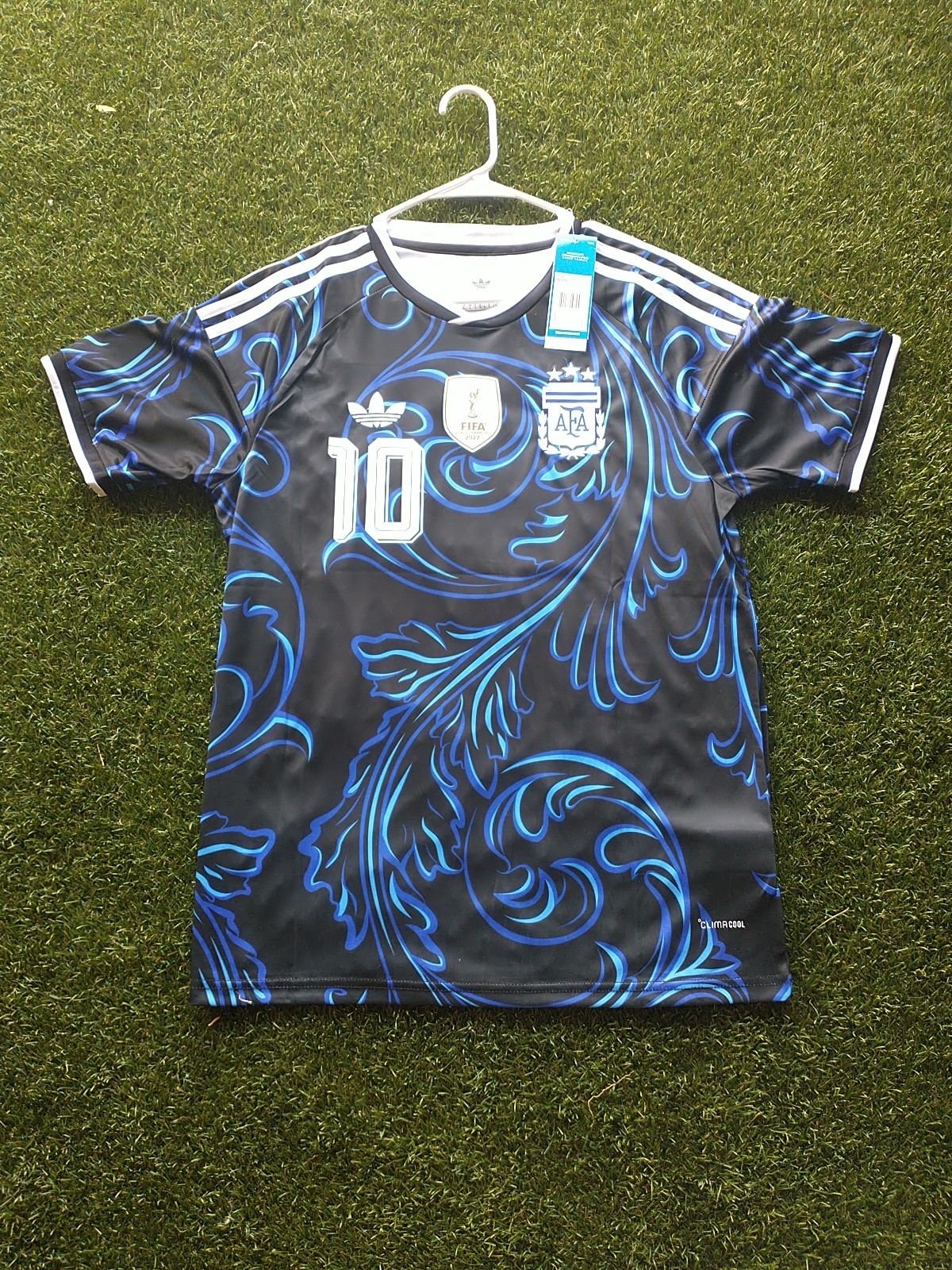 2026 World Cup Argentina Home Jersey Messi #10 Men\'s Large