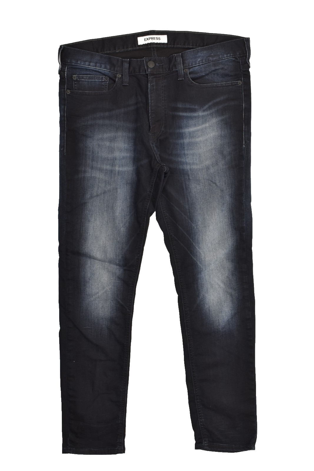 Express Men\'s Jeans 36x32 Black Dark Wash Skinny Fit Stretch Denim Pants Express Men\'s Jeans 36x32 Black Dark Wash Skinny Fit Stretch Denim Pants