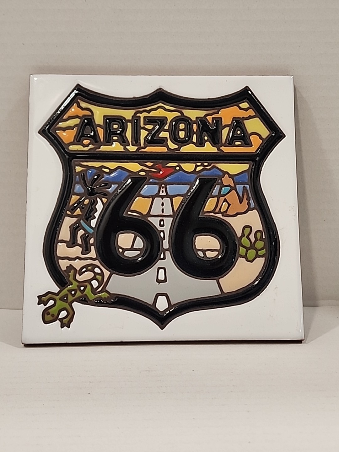 Vintage Earthtones Trivet Art Tile \ Vintage Earthtones Trivet Art Tile \