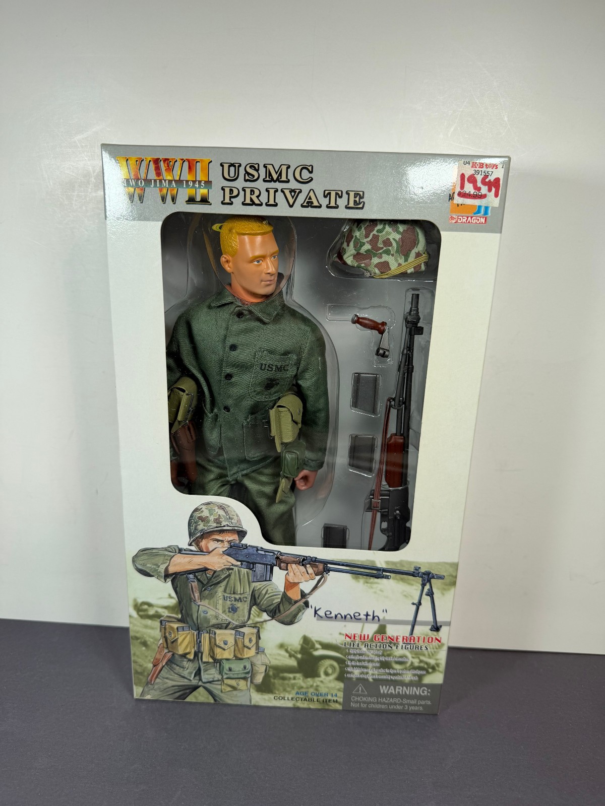 Dragon WWII Iwo Jima USMC Private KENNETH 12\